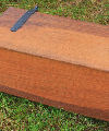 My own personal Viking sea chest hand made from an oak tree sourced from woodlands I used to play in as a child. Size: approx. 900mm long